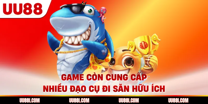 Game còn cung cấp nhiều đạo cụ đi săn hữu ích